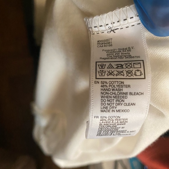 Disney + Forever 21: Long Sleeve Mickey Mouse T-shirt W/ Fringe | Size L - Picture 4 of 4